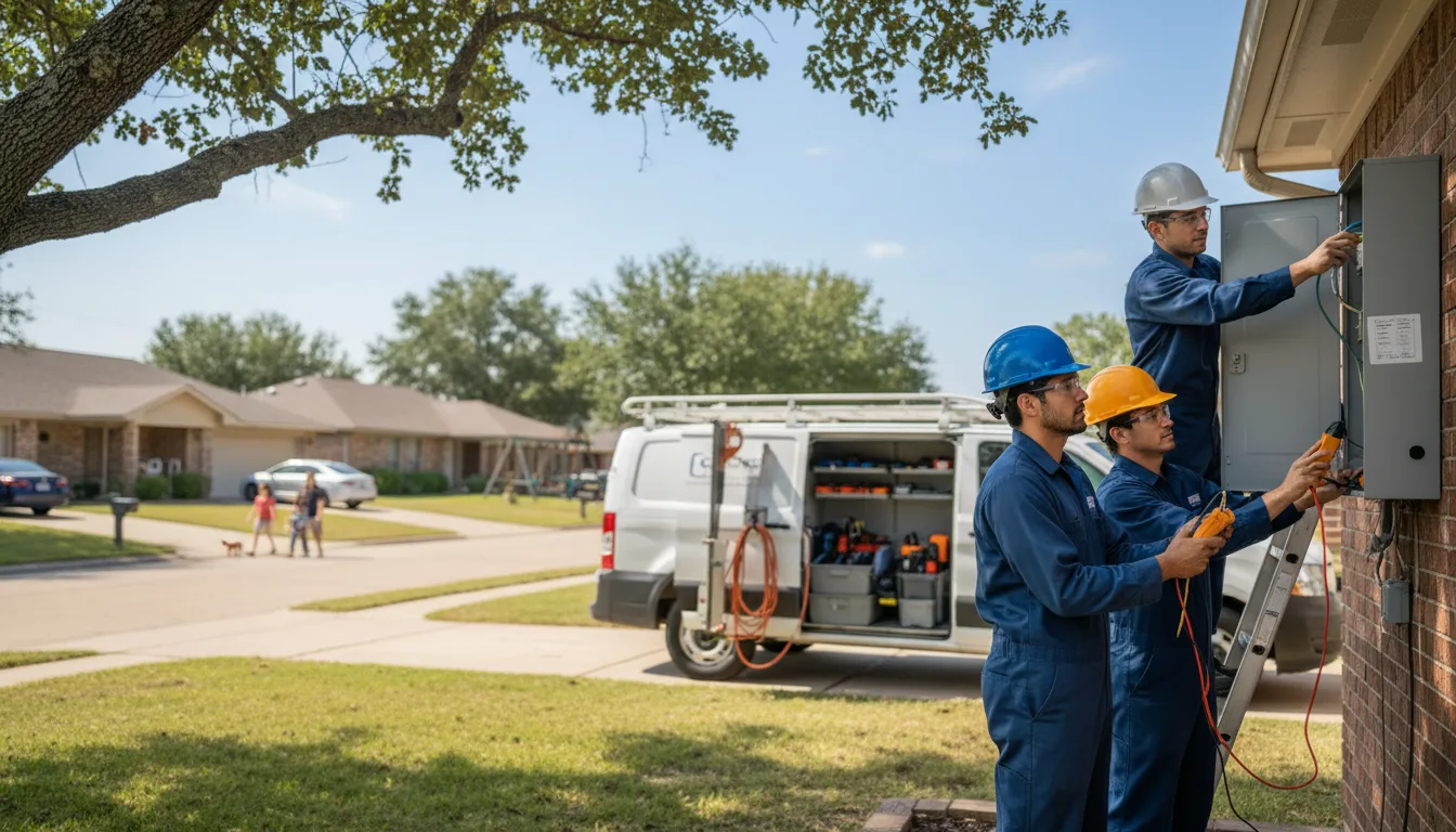 Certified electrician providing emergency electrical services in Hays, KS